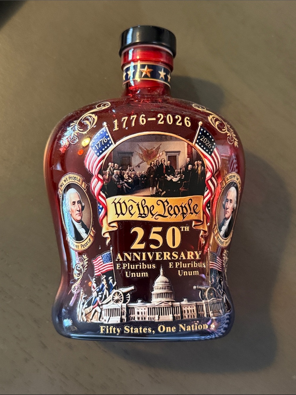 America 250th Anniversary Commemorative Bottle NWOT